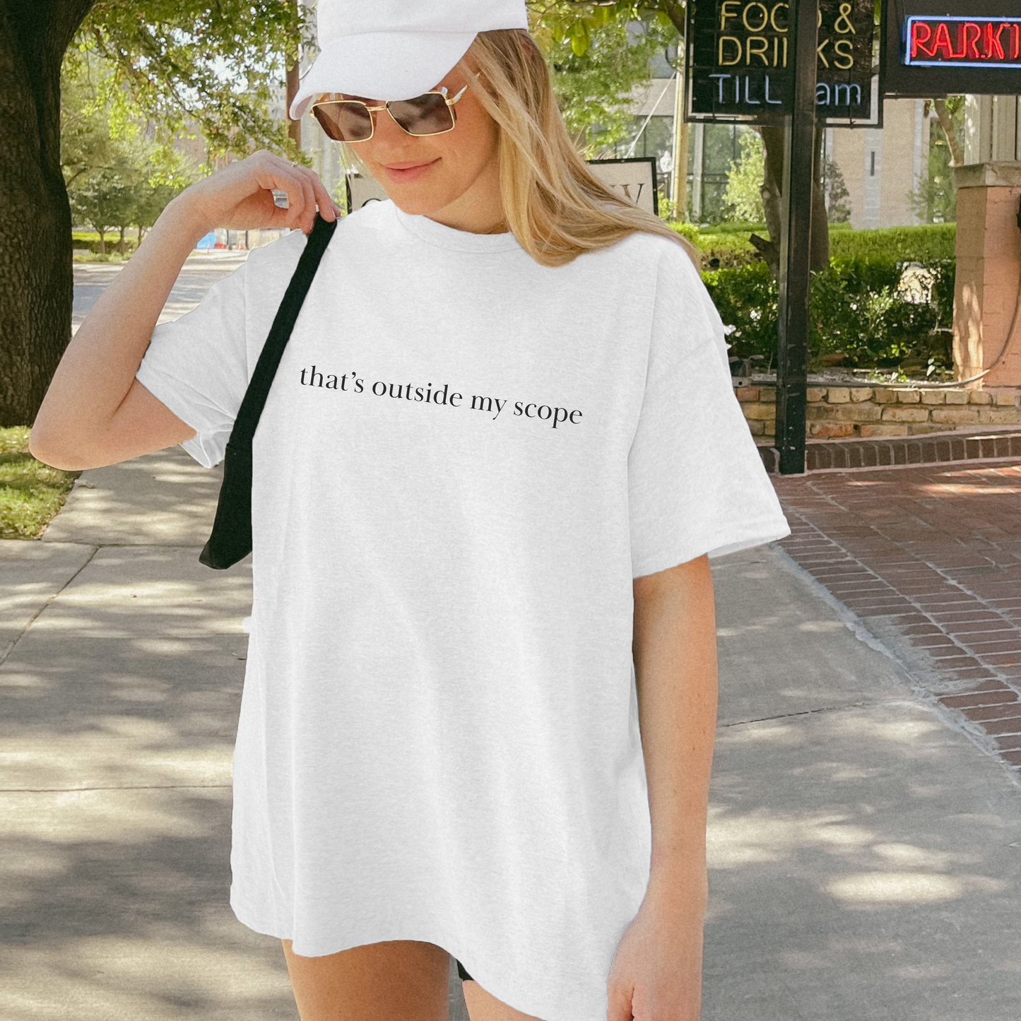 Shirtgeist That's Outside My Scope Shirt — styled look