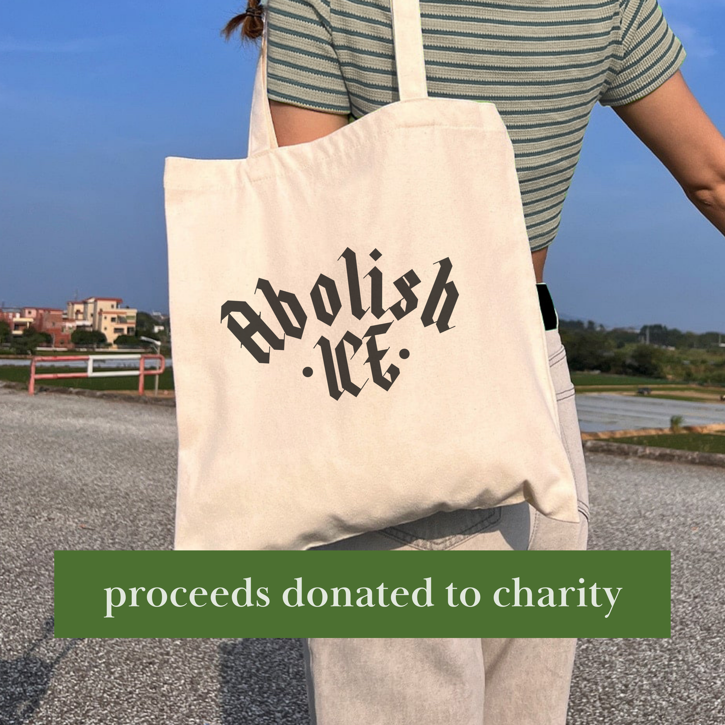 Abolish ICE Tote Bag