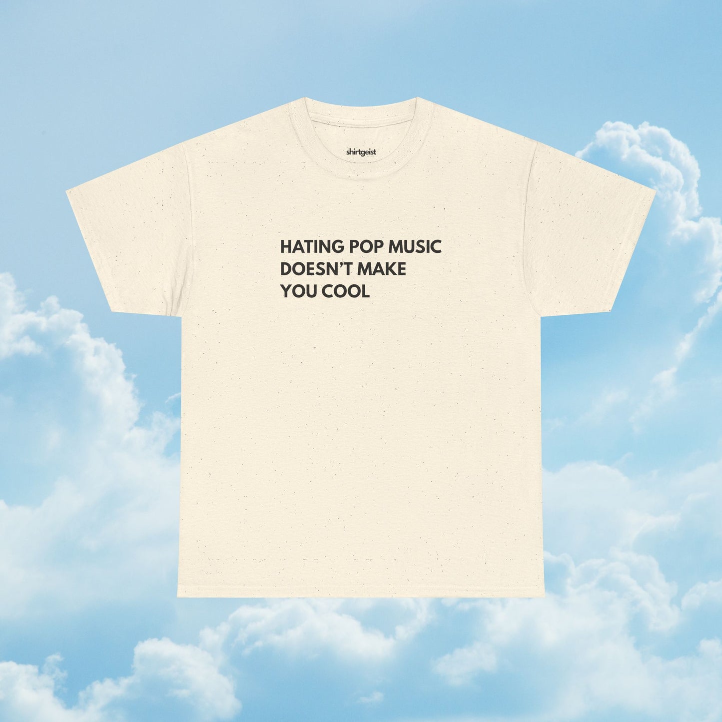 Shirtgeist Music Snob Shirt — alternate color