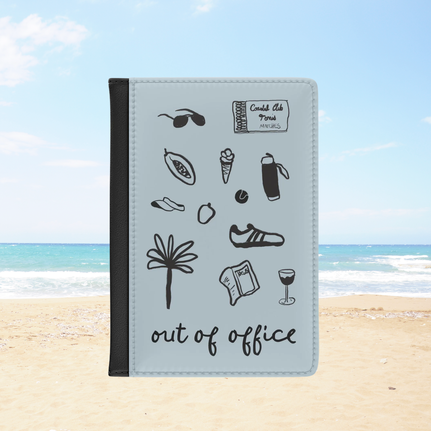 Out of Office Doodle Passport Cover