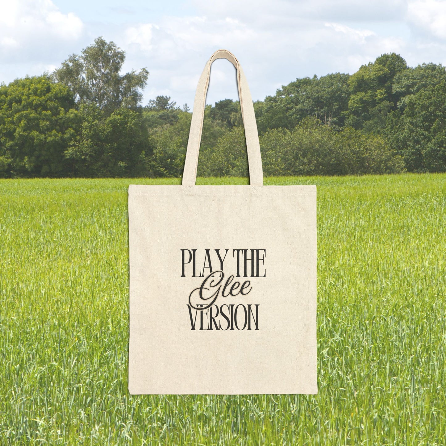 Play the Glee Version Tote Bag