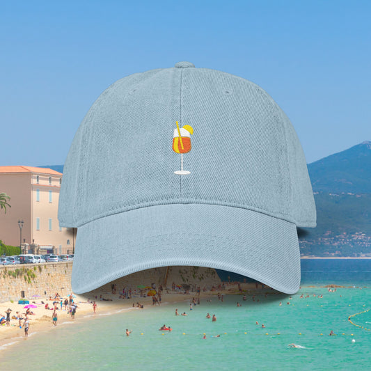 Aperol Spritz Embroidered Hat