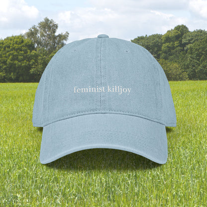 Feminist Killjoy Embroidered Denim Hat