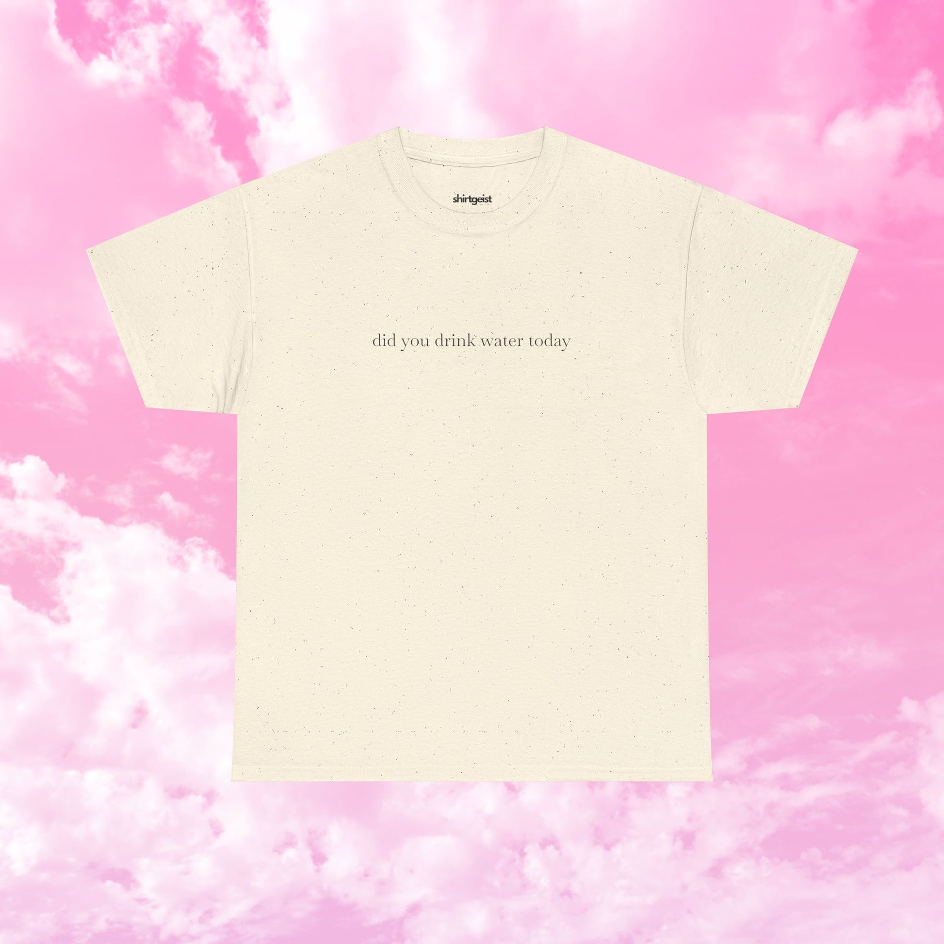 Shirtgeist Did You Drink Water Today Shirt — back view