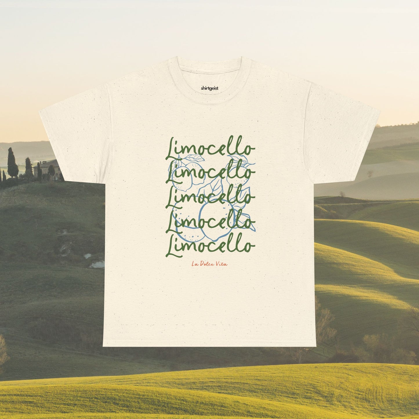 Shirtgeist Limoncello Doodles Shirt — detail shot