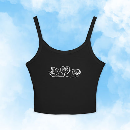Swan Drawing Tank Top