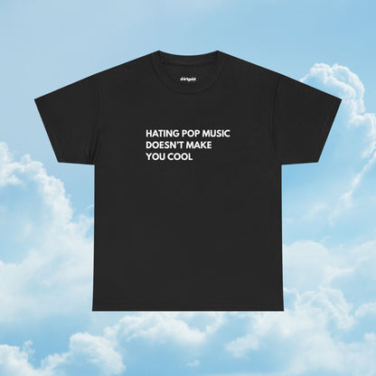 Shirtgeist Music Snob Shirt — back view