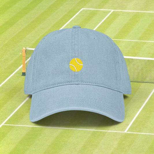 Tennis Ball Embroidered Denim Hat