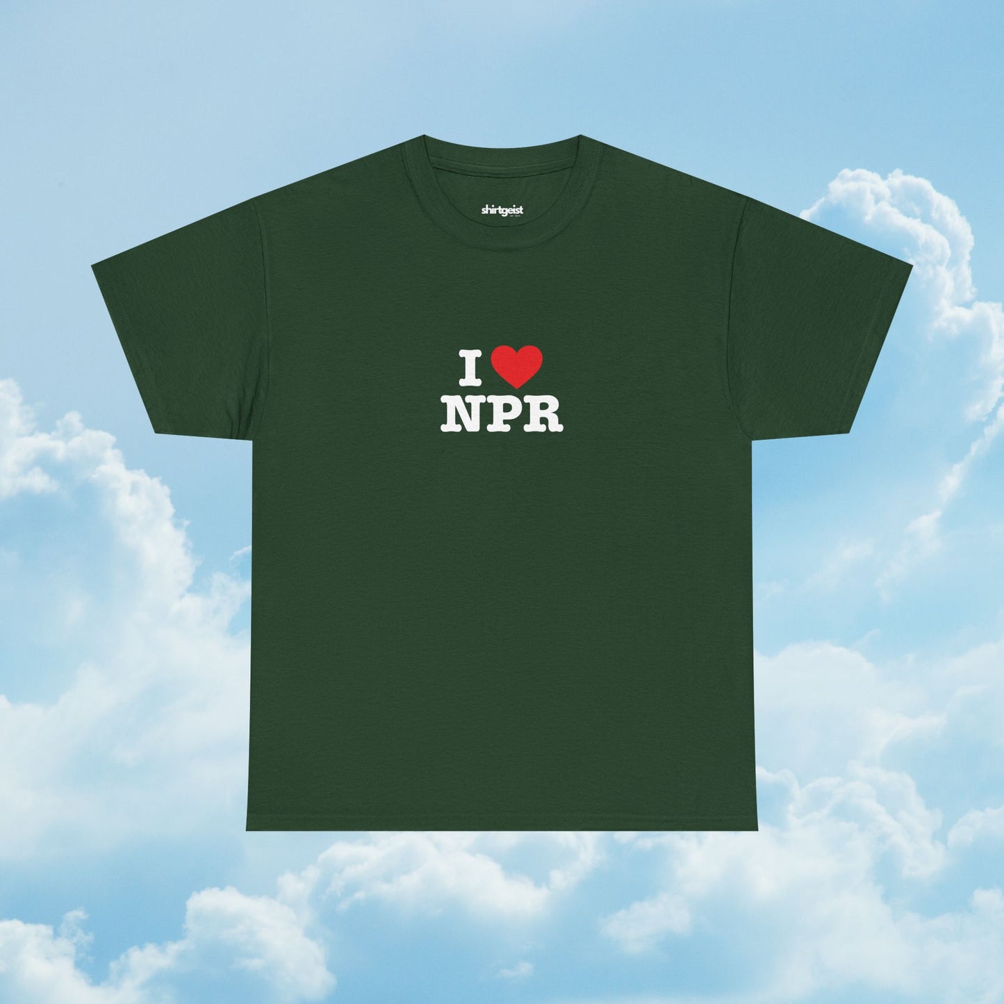 Shirtgeist I ❤️ NPR Shirt — alternate color
