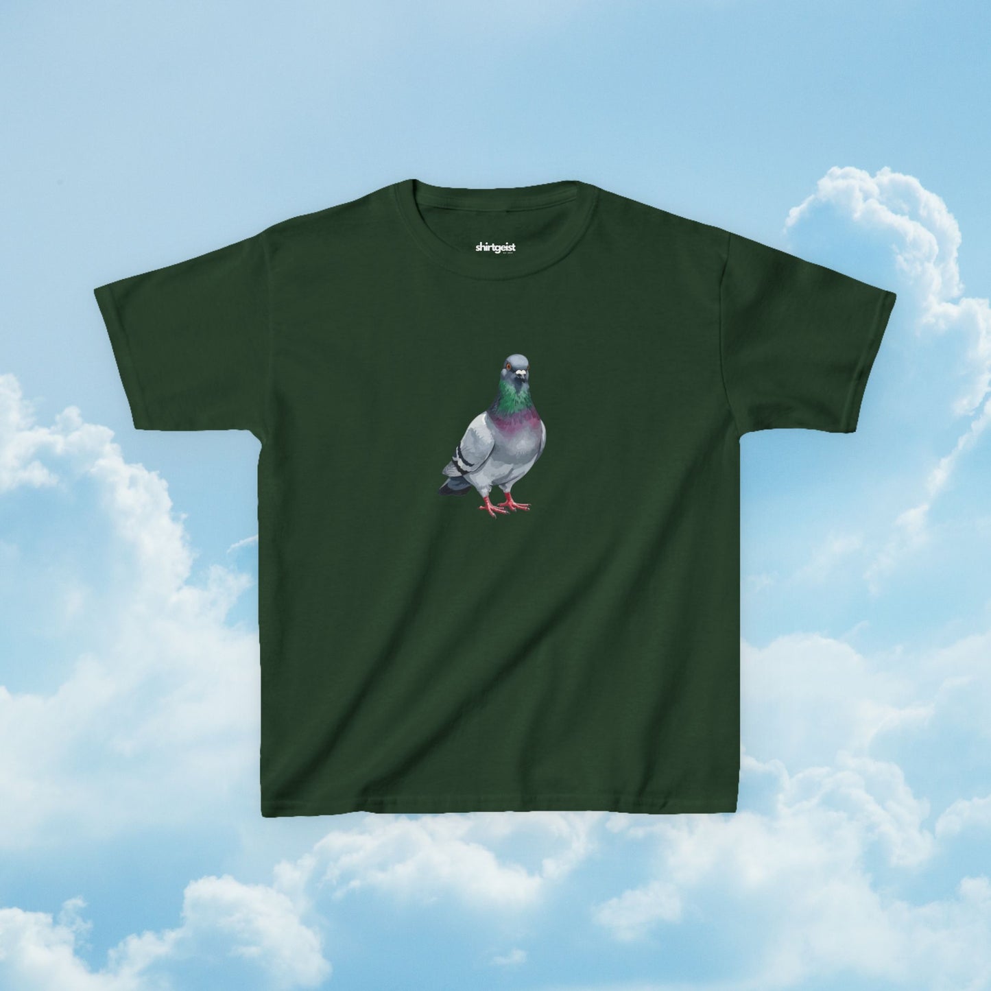 Pigeon Watercolor Baby Tee