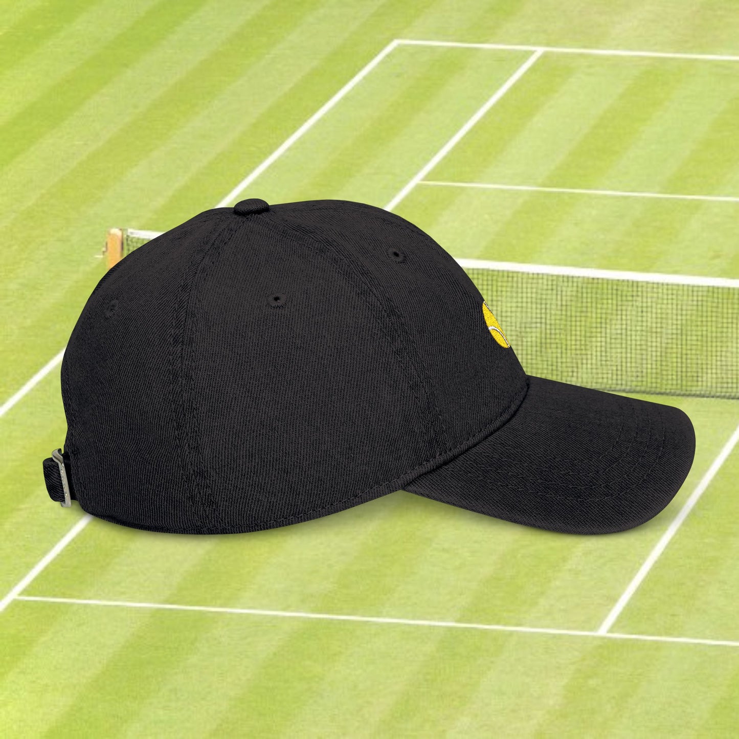 Tennis Ball Embroidered Denim Hat