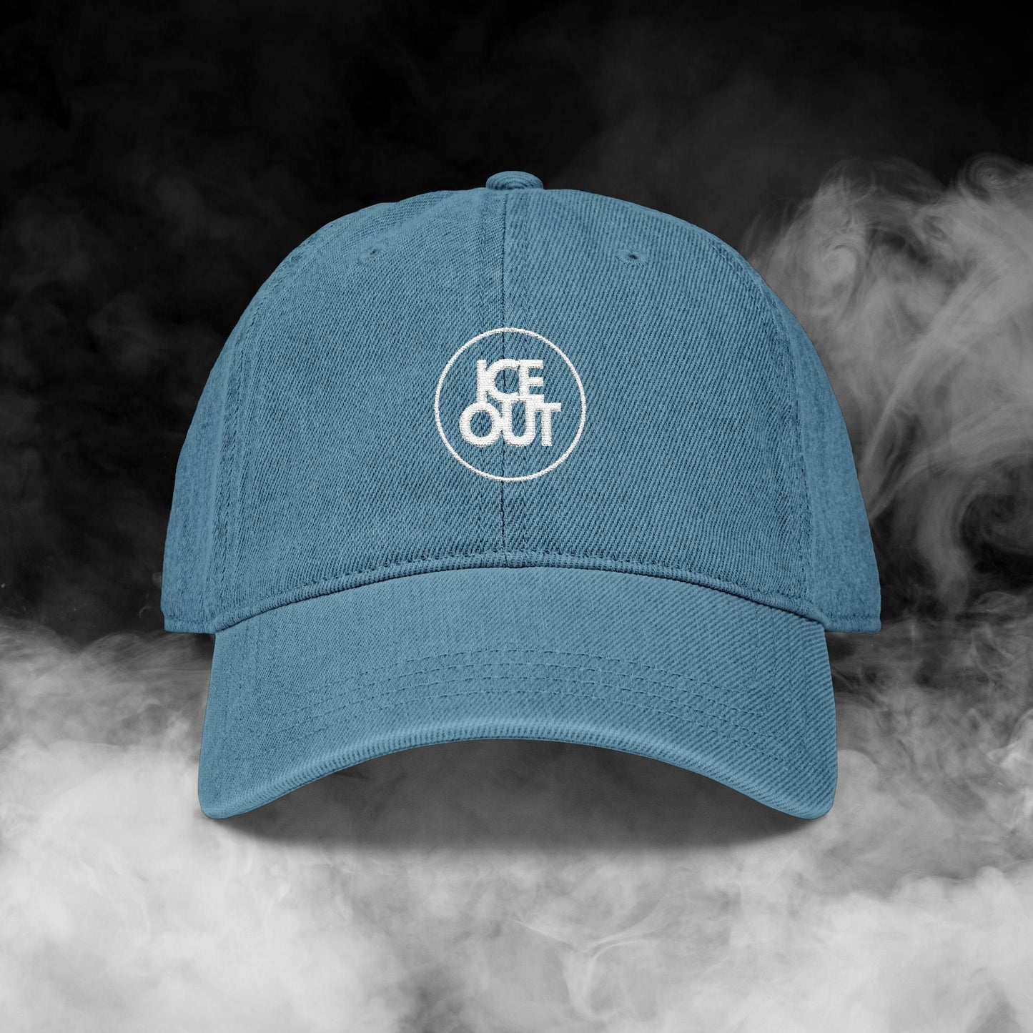 Abolish ICE Embroidered Denim Hat — Proceeds Donated