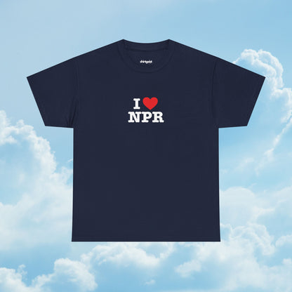 Shirtgeist I ❤️ NPR Shirt — styled look