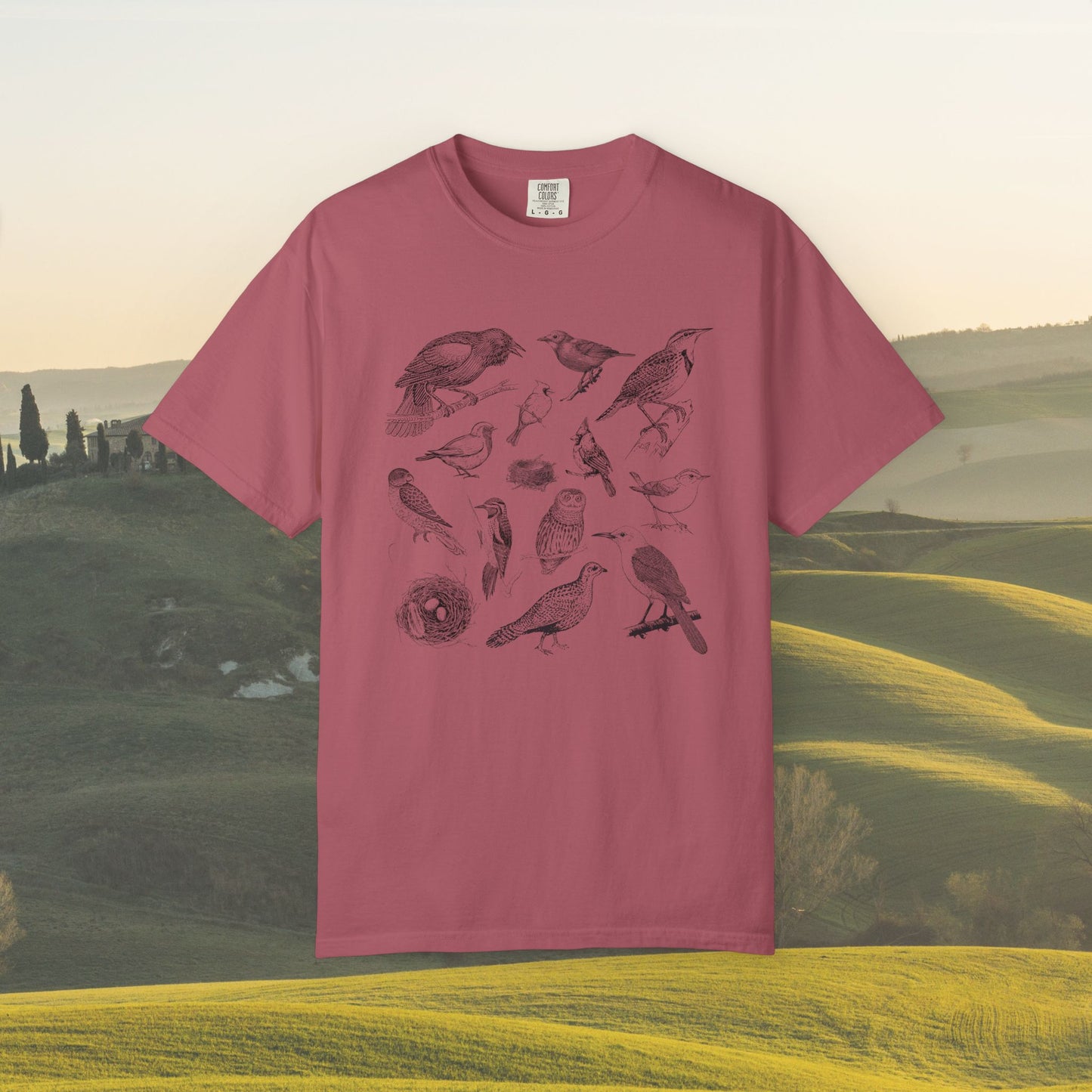 Shirtgeist Vintage Bird Shirt — flat lay