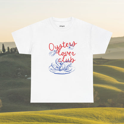 Shirtgeist Oysters Lover Club Shirt — lifestyle photo