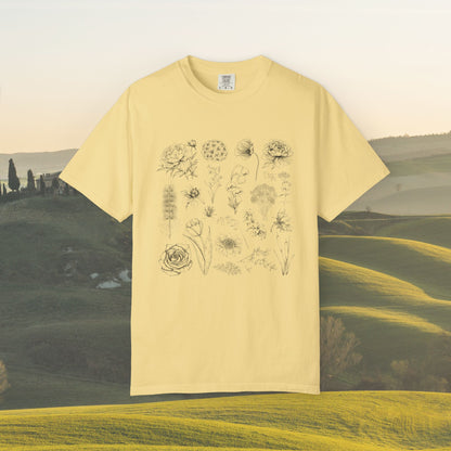 Shirtgeist Botanical Flower Tee — back view