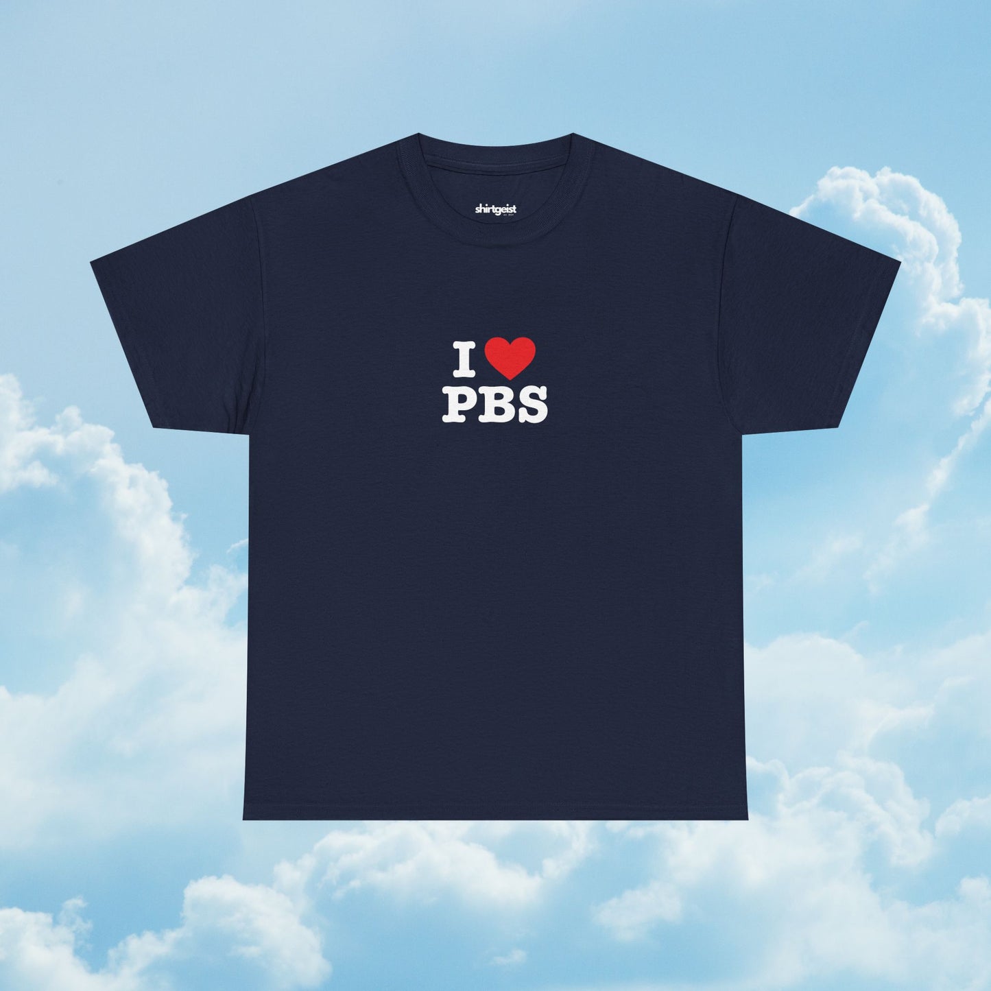 Shirtgeist I ❤️ PBS Shirt — product detail