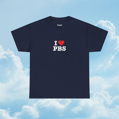 Shirtgeist I ❤️ PBS Shirt — product detail