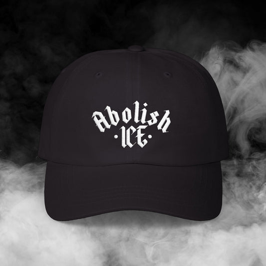 Abolish ICE Embroidered Hat — Proceeds Donated