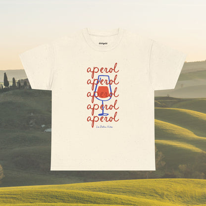Shirtgeist Aperol Spritz Shirt — detail shot