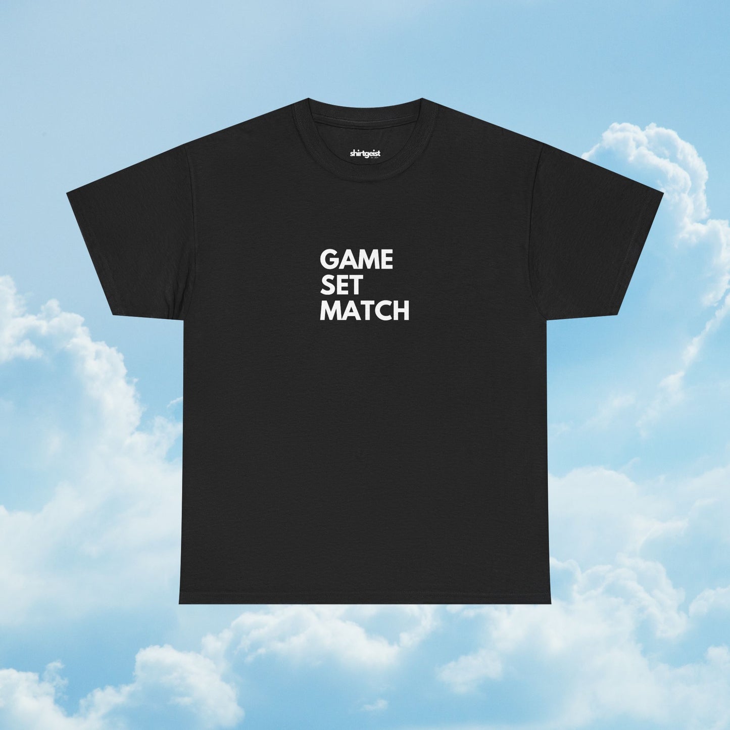 Shirtgeist Game Set Match Shirt — detail shot