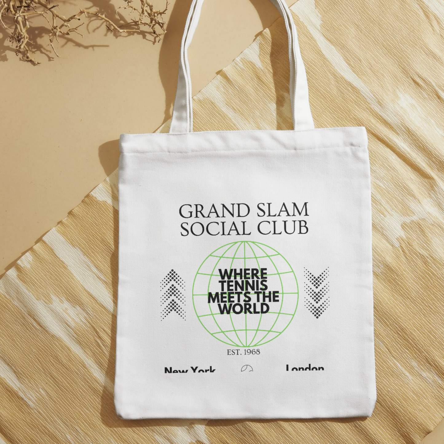 Grand Slam Tennis Club Tote Bag