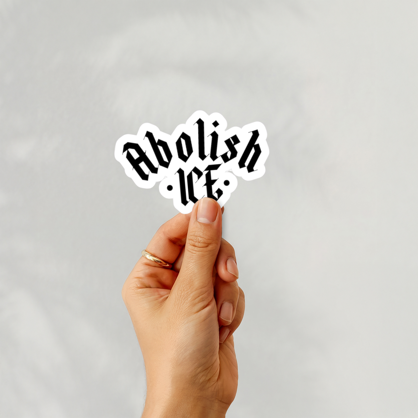 Abolish ICE Kiss-Cut Vinyl Decal