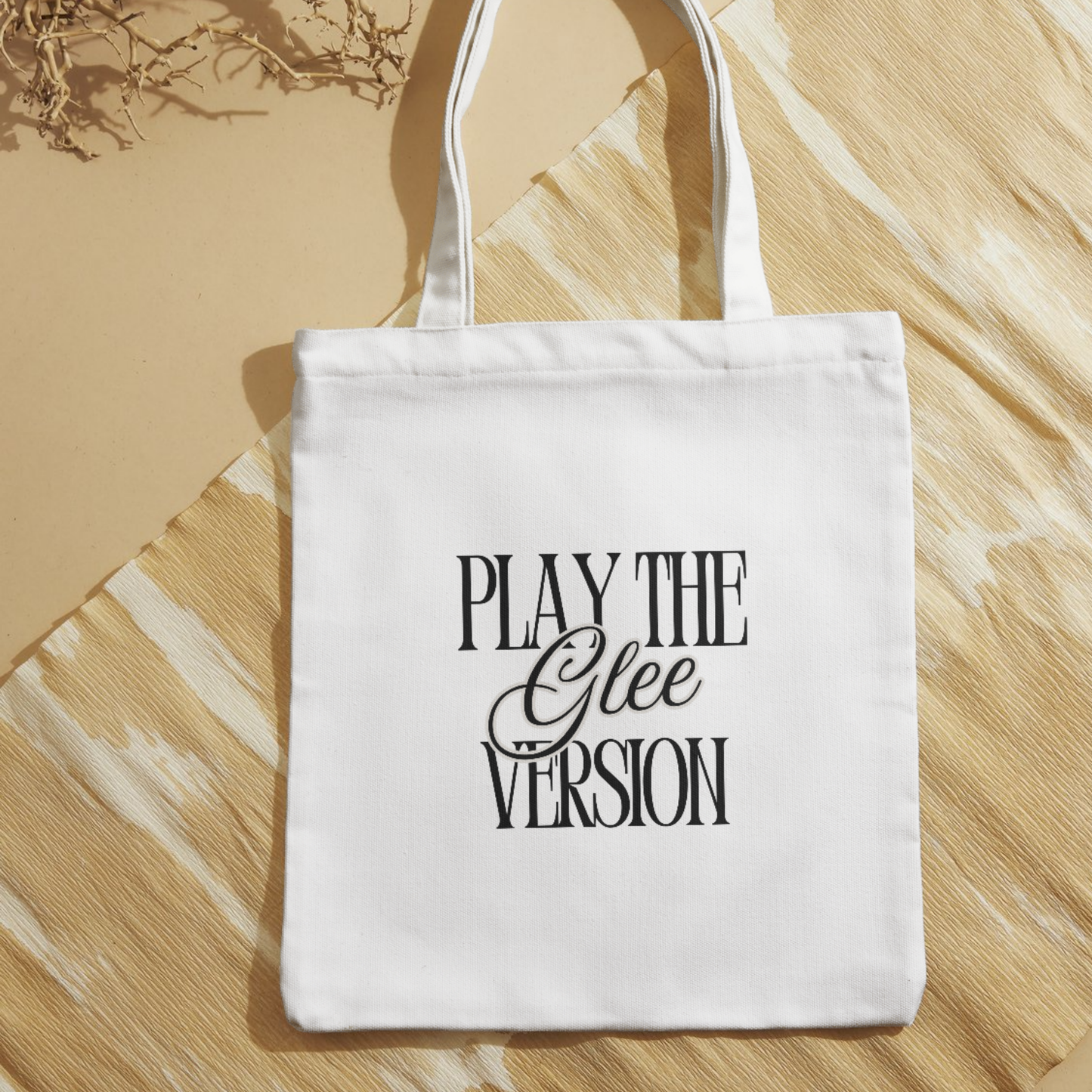 Play the Glee Version Tote Bag