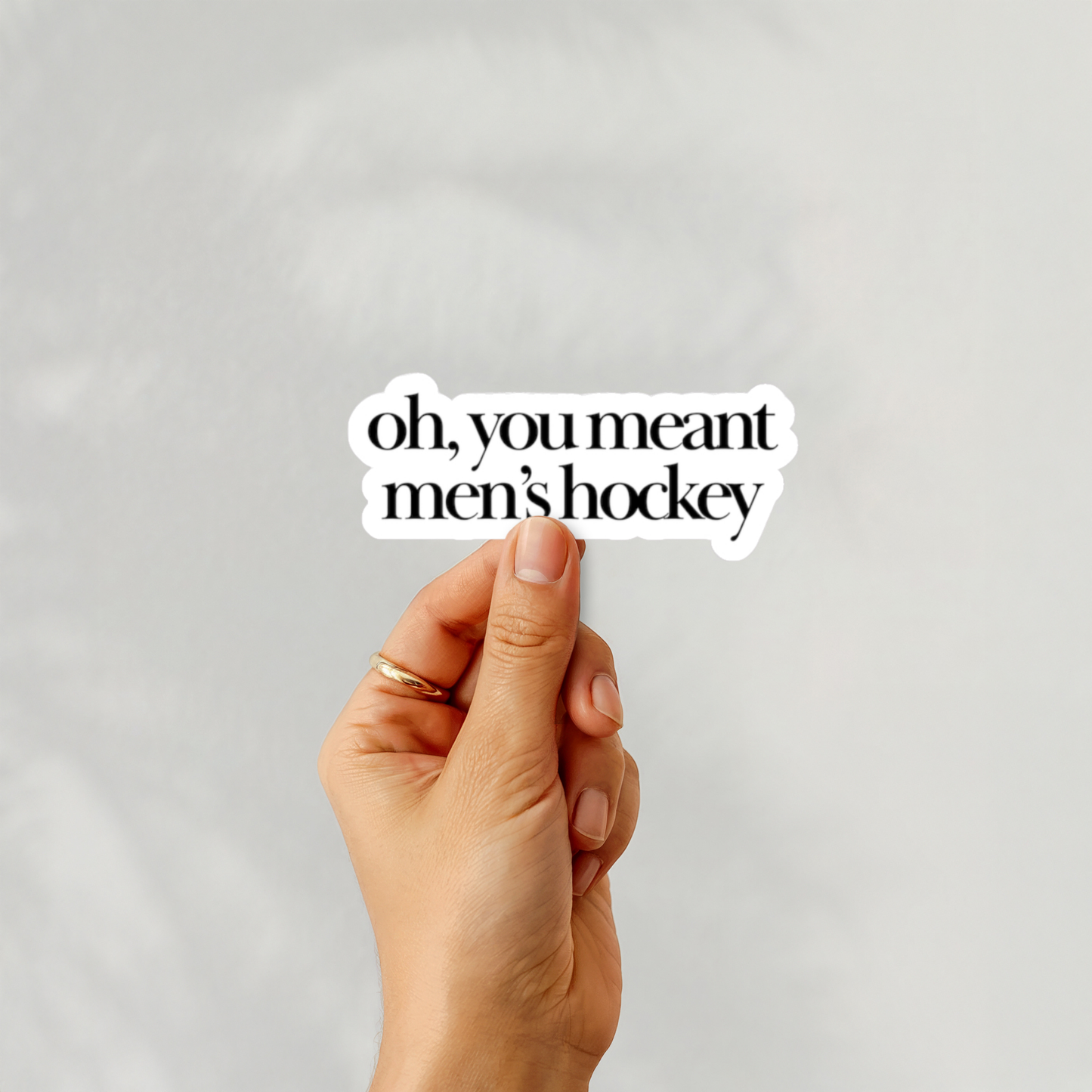 Women's Hockey Sticker