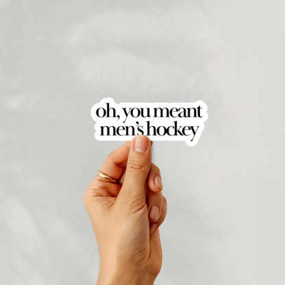 Women's Hockey Sticker