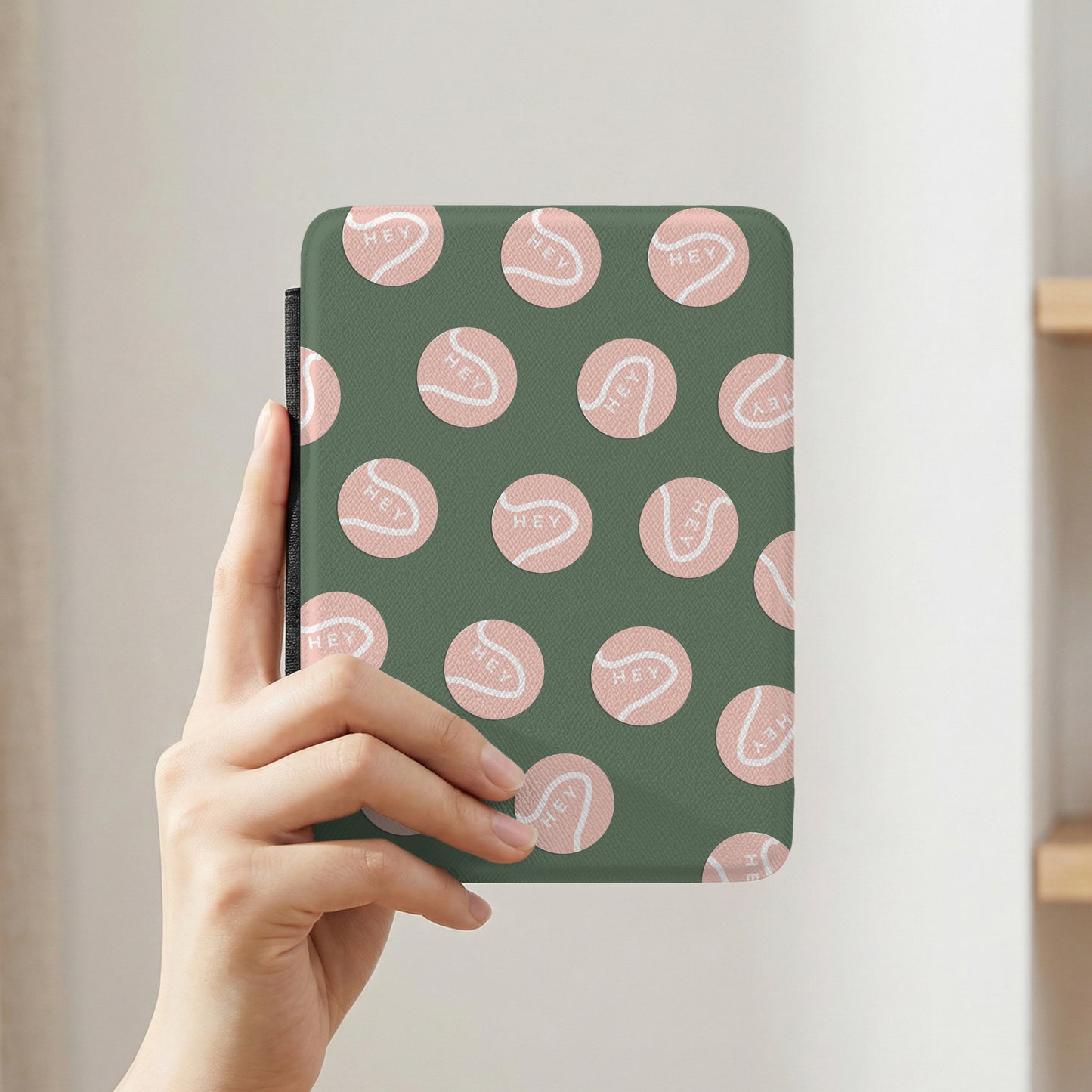 Vintage Tennis Doodle Kindle Case