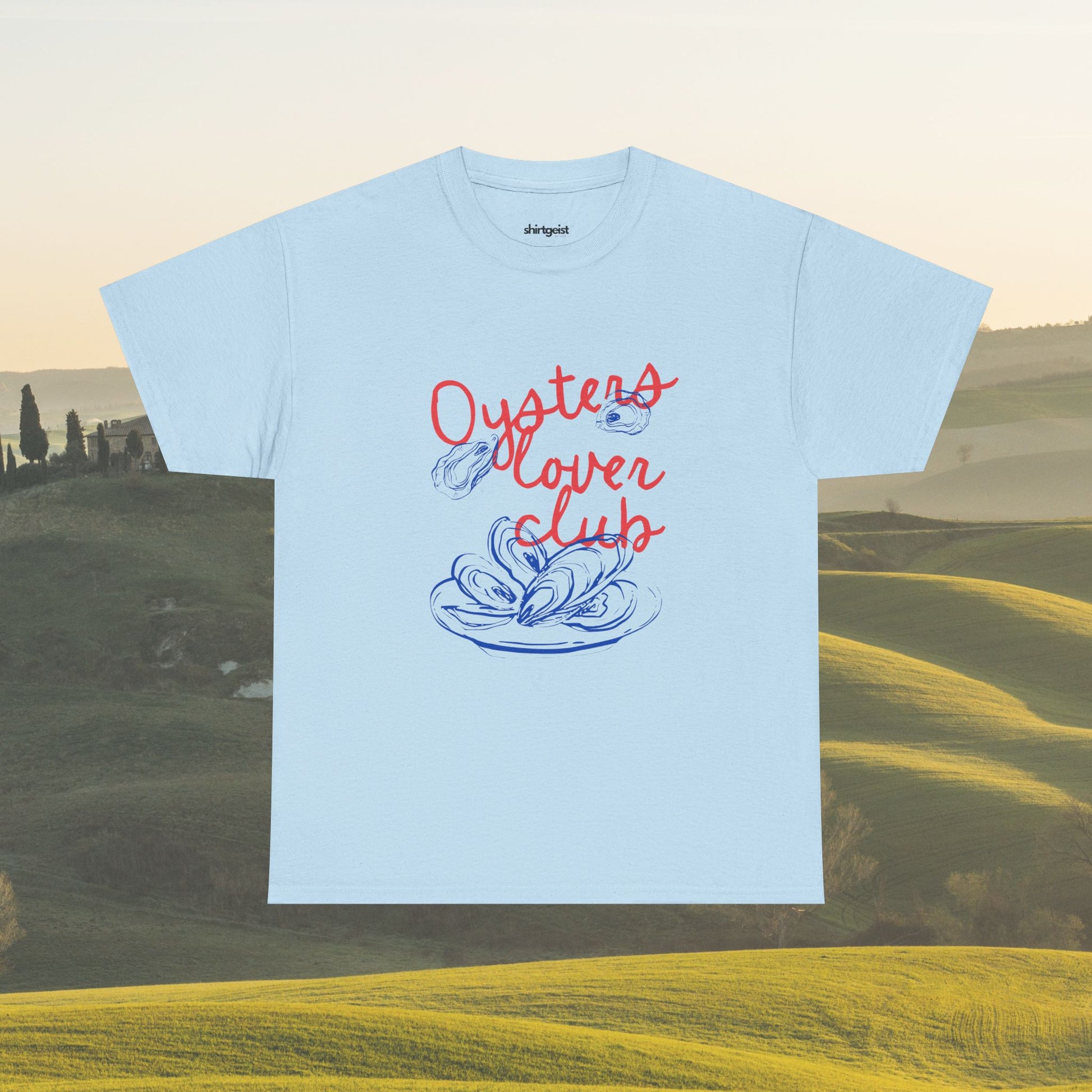 Shirtgeist Oysters Lover Club Shirt — back view
