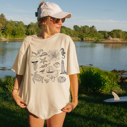 Shirtgeist Nautical Creatures Tee