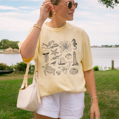 Shirtgeist Nautical Creatures Tee