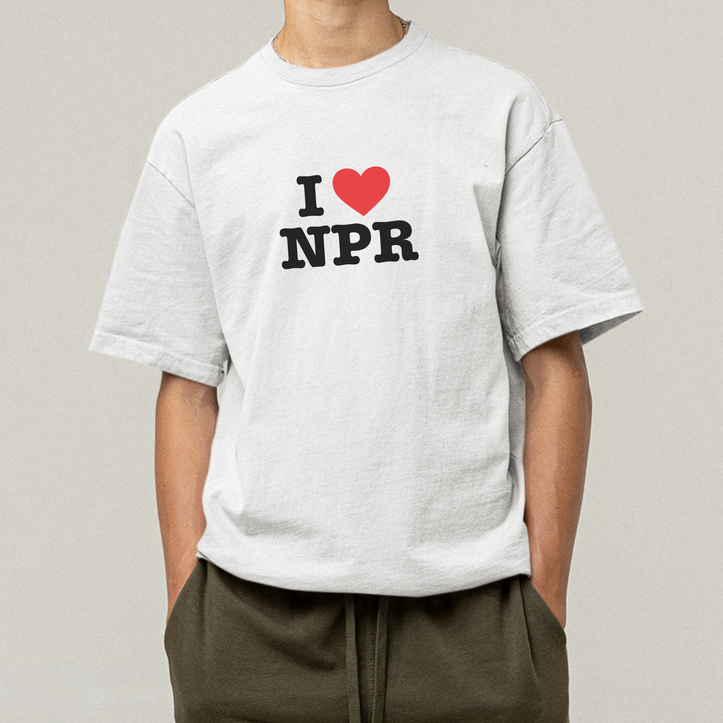 Shirtgeist I ❤️ NPR Shirt