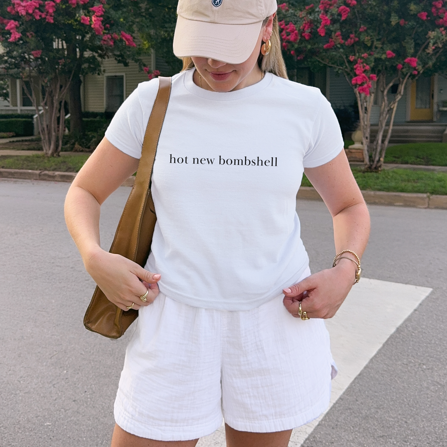 Shirtgeist Hot New Bombshell Baby Tee — product detail