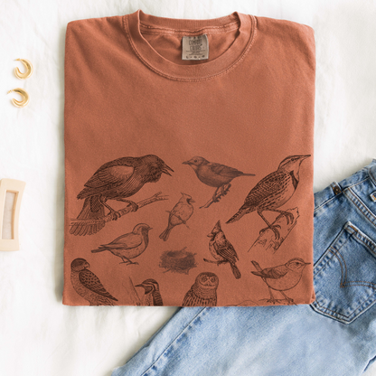 Shirtgeist Vintage Bird Shirt — size chart