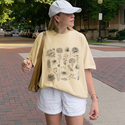 Shirtgeist Botanical Flower Tee
