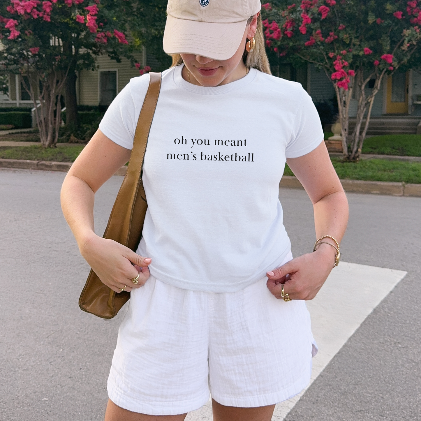 Shirtgeist Oh You Meant Men's Basketball Baby Tee
