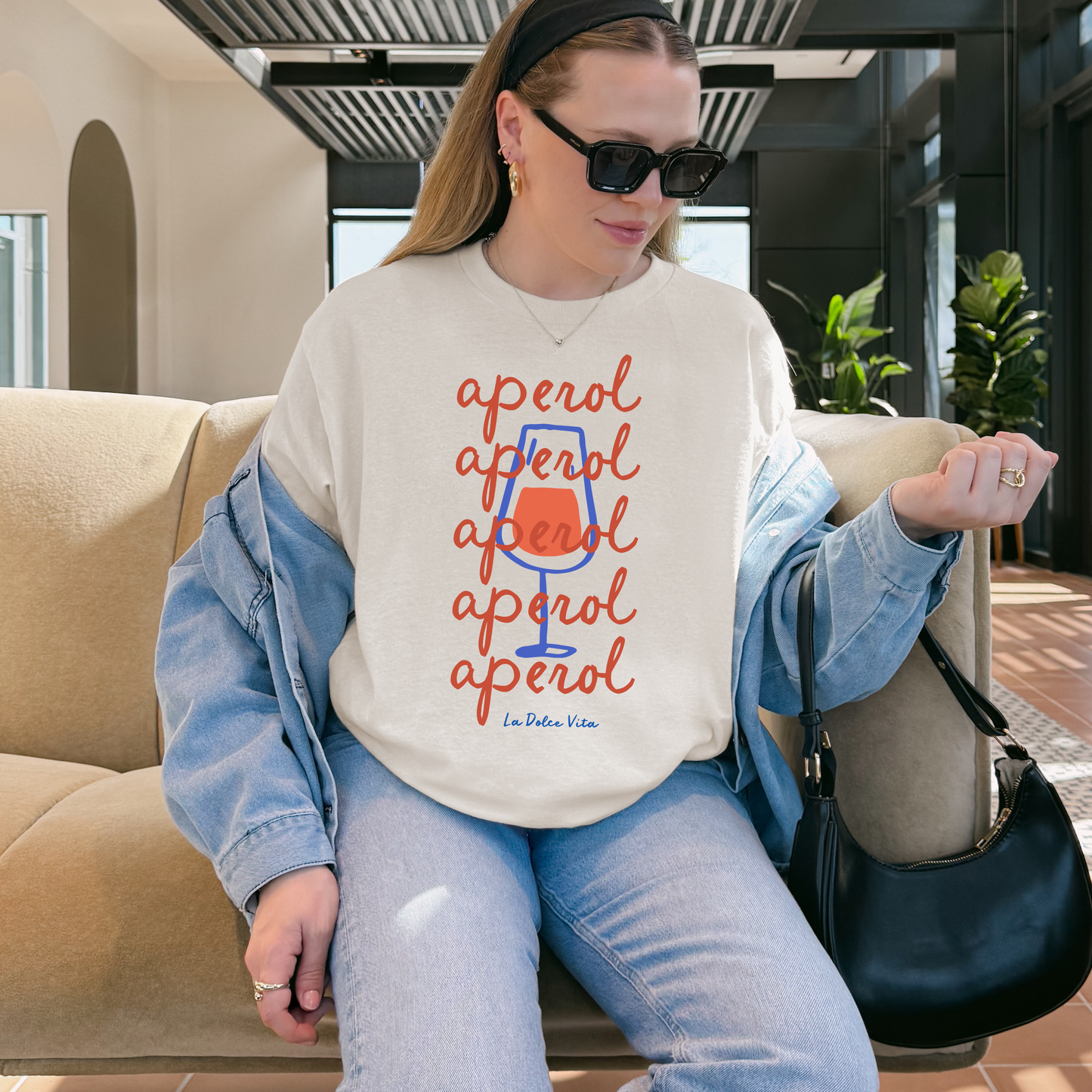 Shirtgeist Aperol Spritz Shirt — styled look