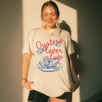 Shirtgeist Oysters Lover Club Shirt — styled look