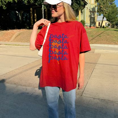 Shirtgeist Pasta Shirt — flat lay