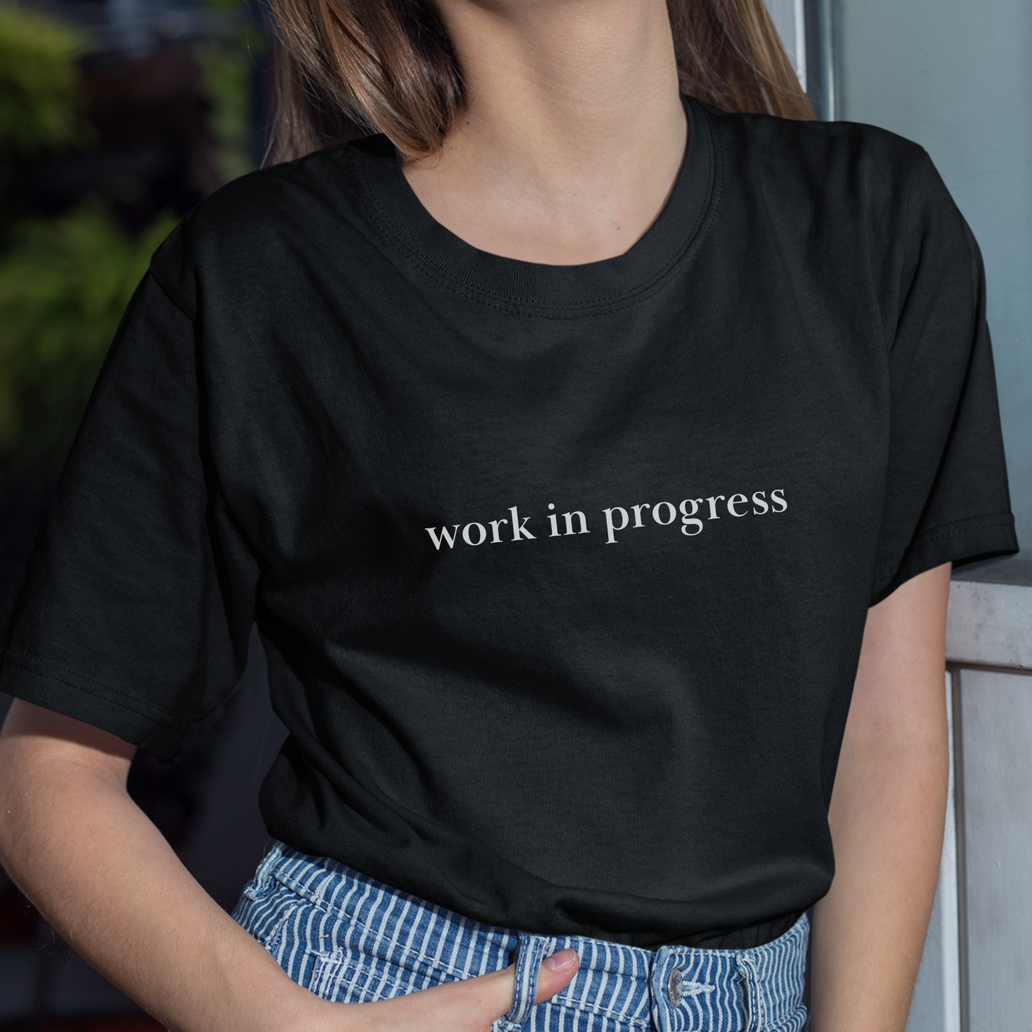 Shirtgeist Work in Progress Tee — styled look