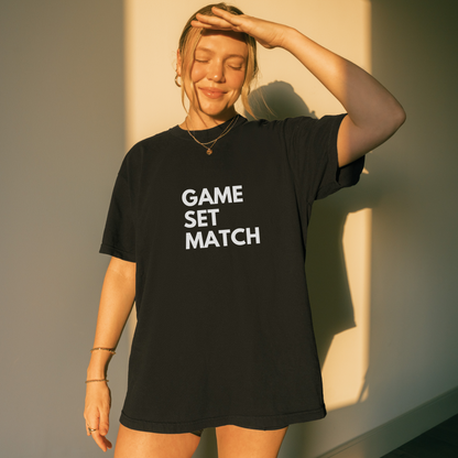 Shirtgeist Game Set Match Shirt — styled look