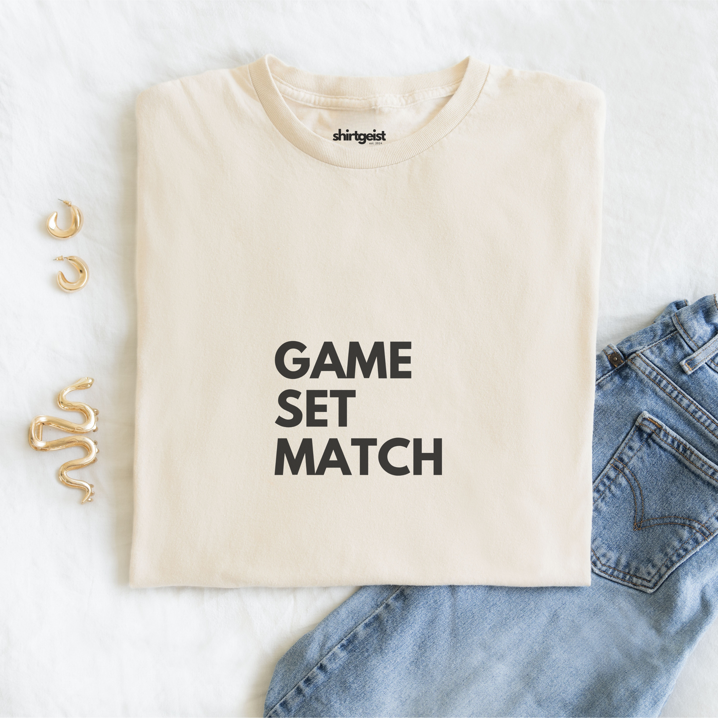Shirtgeist Game Set Match Shirt — alternate color