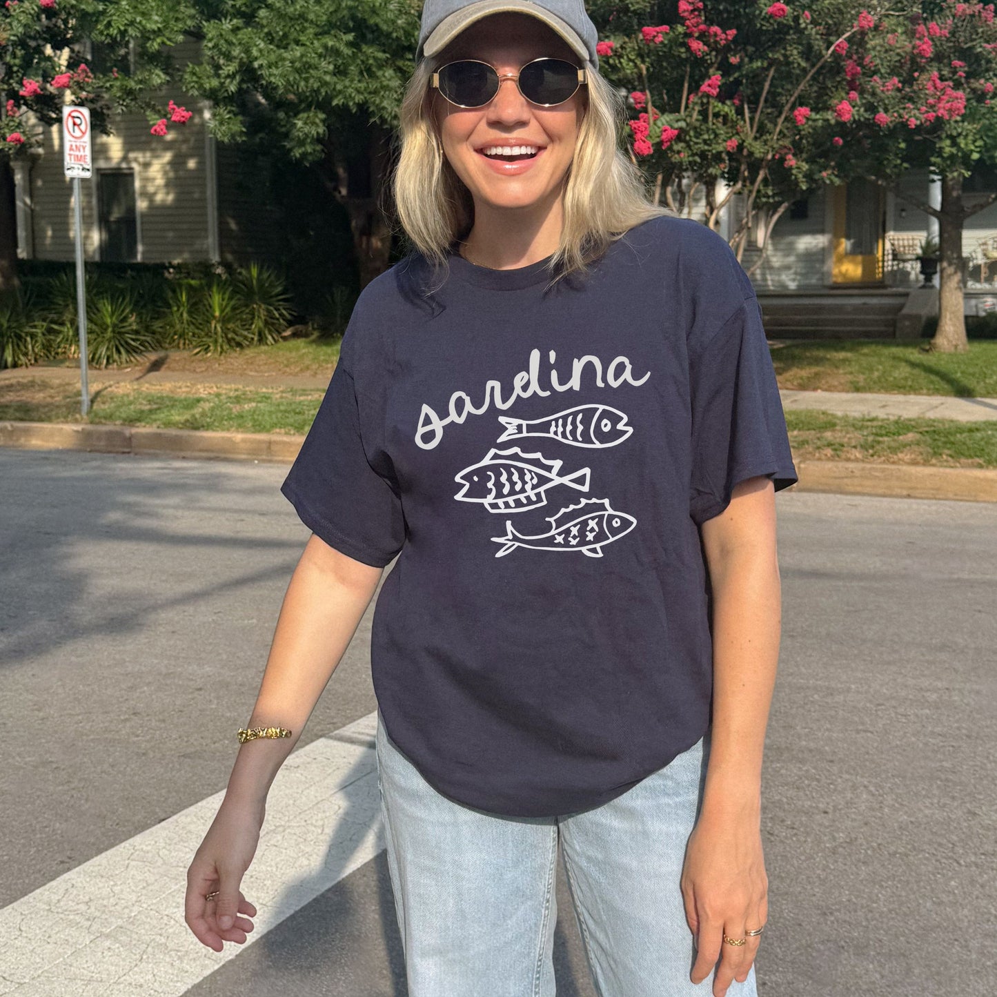 Shirtgeist Sardine Shirt — front view on model