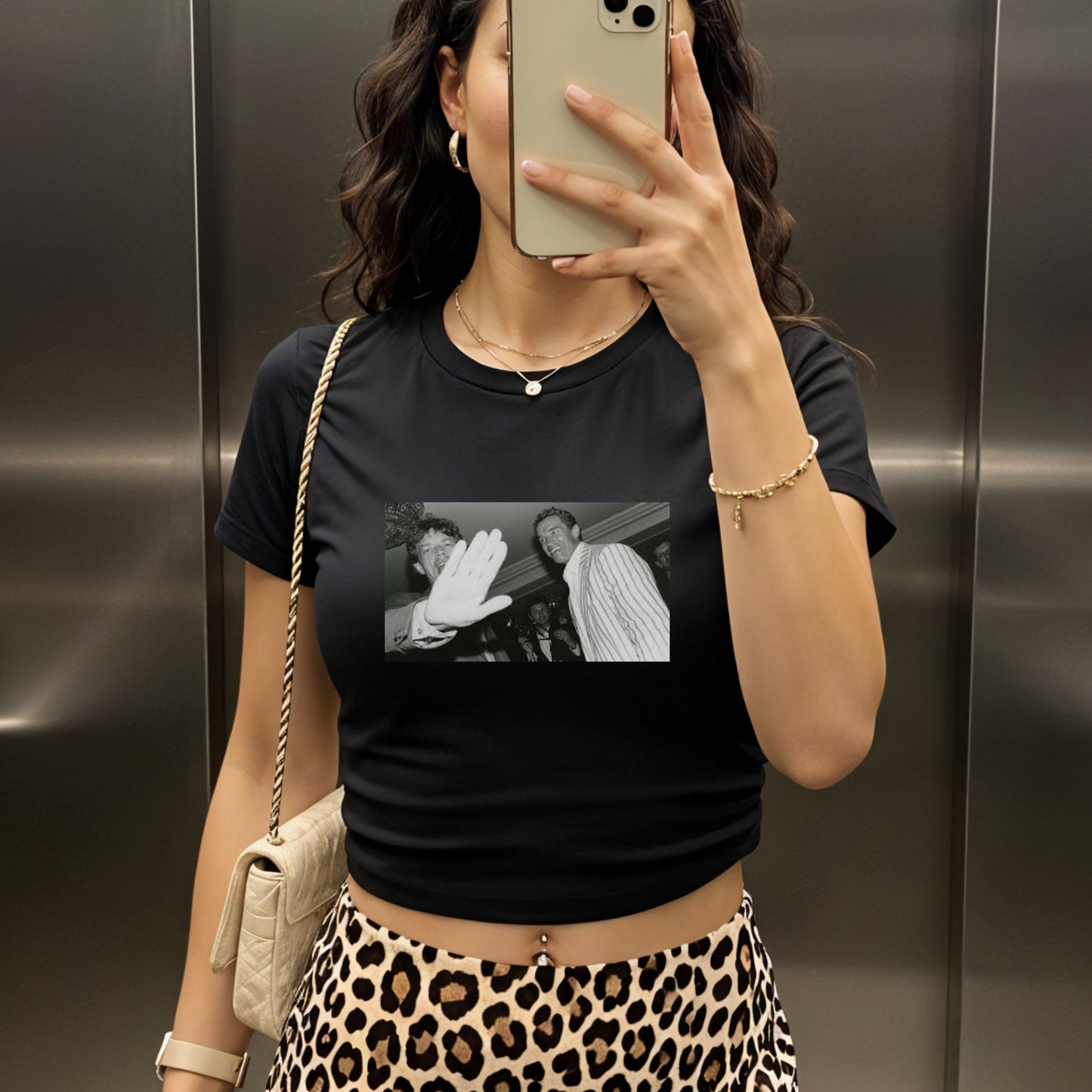 Shirtgeist Custom Photo Baby Tee — styled look