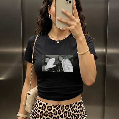 Shirtgeist Custom Photo Baby Tee — styled look
