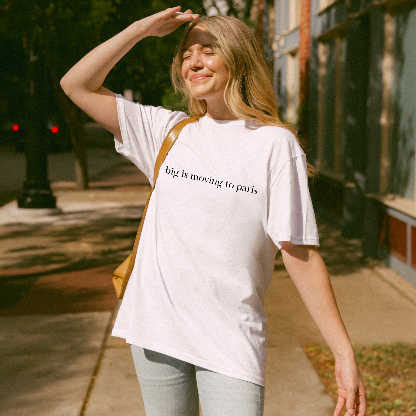 Shirtgeist Big Is Moving to Paris Shirt — alternate color