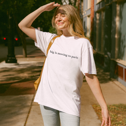 Shirtgeist Big Is Moving to Paris Shirt — alternate color